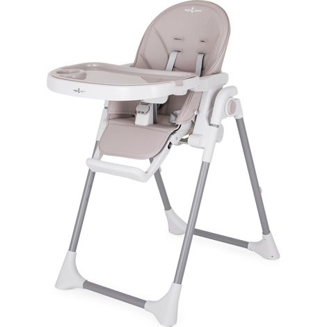 Kinderstuhl TANELI Babystuhl Kinder Hochstuhl Verstellbar Klappbar inkl. Spielebogen - Grau (1/5)