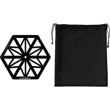 Plateau de poteau lumineux Portable, support de lampe léger en acier inoxydable, accessoire de Camping (1/5)