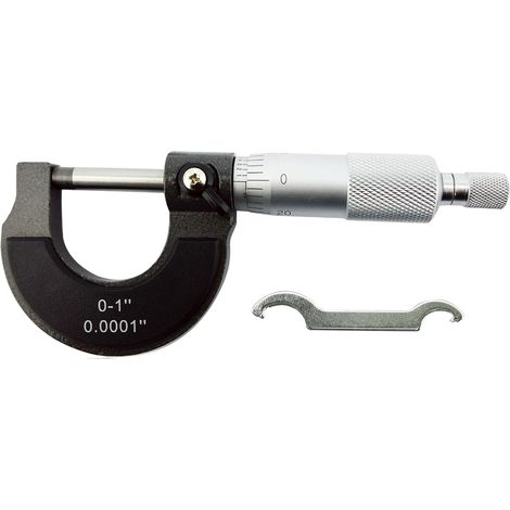 Micromètre Extérieur - Plage 0 À 25 Mm - Précision 0 01 Mm - Pour Mesures Dimensionnelles - 1 Pièce (1/5)