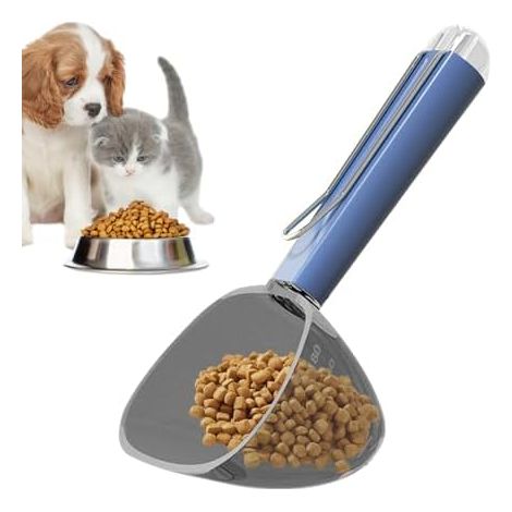 Cuillère doseuse générique pour croquettes de chien, cuillère doseuse créative pour croquettes de chien  Tasse à mesurer pour aliments pour animaux, cuillère avec