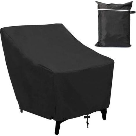 AIPER Outdoor Garden Chair Cover with Deep Seat, 210D Waterproof Patio Chair Cover, UV and Wind Resistant with Adjustable Drawstring, 80x85x91cm (1/4)