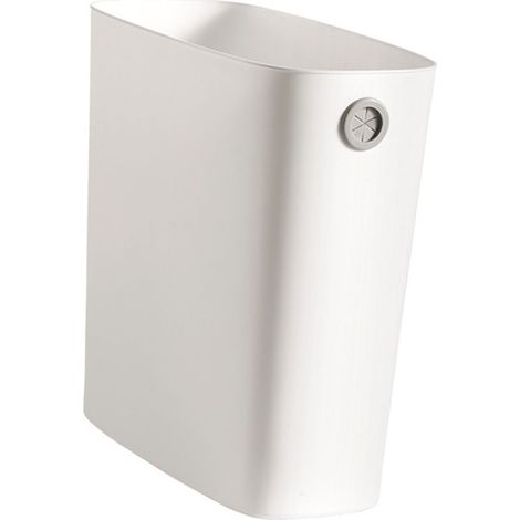 Poubelle slim en plastique grande capacité corbeille à papier pour salle de bain chambre cuisine bureau domicile (1/4)
