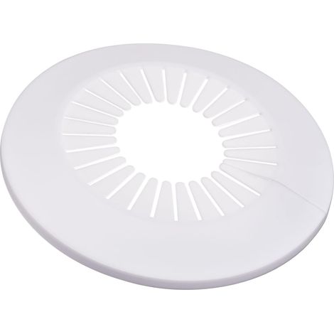 Lot de 4 cache-tuyaux décoratifs en polypropylène pour radiateur Blanc 60 mm-78 mm (1/5)