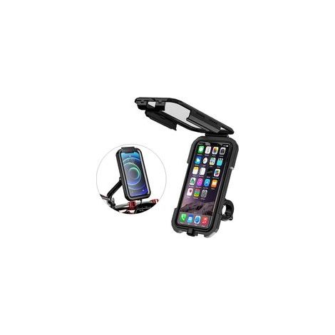 Support téléphone vélo moto 360° étanche, pour 5,5-6,8 pouces – (1/5)