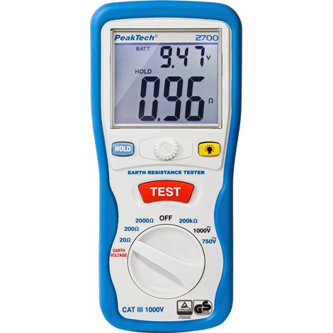 PEAKTECH Erdungs-Messgerät, P2700