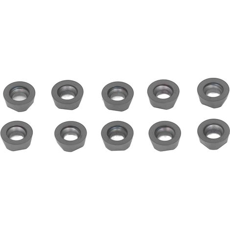10 pièces plaquettes carbure revêtement noir rondes RPMT10T3MOE-P pour tournage fraisage CNC outil de coupe
