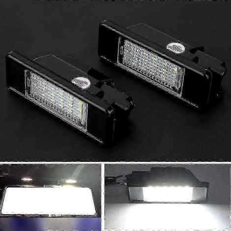 2 Stück 12V Kfz-Kennzeichenbeleuchtung für Citroen C2 C3 C4 C5 C6 DS3 Edition 0620