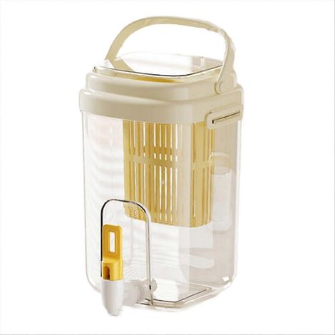 Cold kettle avec robinet refrigerator jus eau pitcher plastique boisson distributeur filtre boisson récipient pour 2L A (1/5)