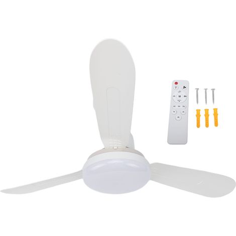 Ventilateur Plafond Lumière Télécommande – 3000K-6500K Moderne Encastré Gradation pour Chambre Cuisine Garage (1/5)