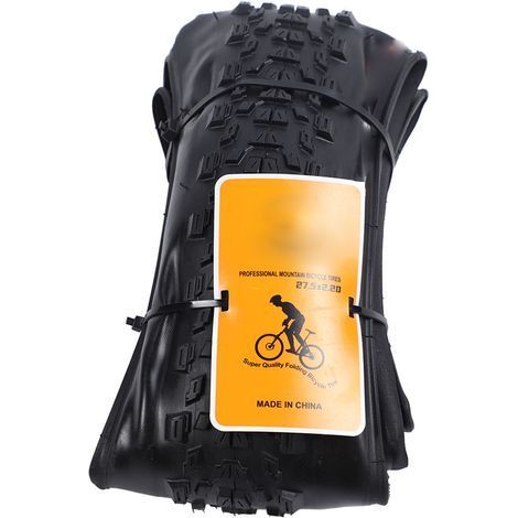 27,5 x 2,20 Zoll Anti-Rutsch-Mountainbike-Reifen, schwarz, für Mountainbikes und Rennräder, langlebiger Ersatzreifen (1/5)