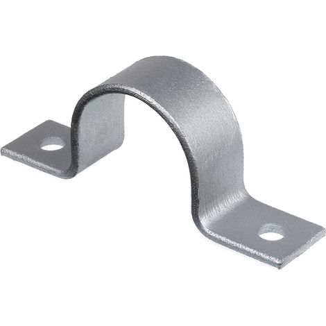Alberts 694869 Staffa di fissaggio per rastrelliera per biciclette  da avvitare  zincata a caldo  larghezza totale 40 mm