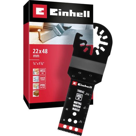 Einhell 708042 Tauchsägeblatt BIM Met, 22mm Bimetallico Kit di accessori per multiutensile 22 mm 1 pz.