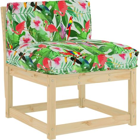 Coussin Floral Multicolore 80 x 40 x 12 cm Tissu Oxford (1/5)
