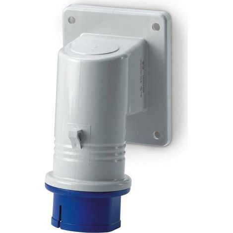 Spina da incasso ev tipo 3a ip44 16a 1p+n+t 230v termoplastico grigio scame 200.01693