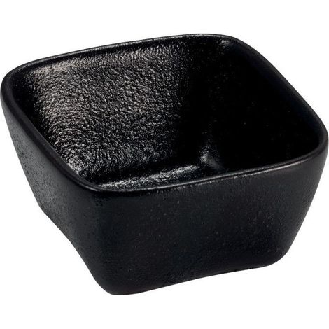 Le Coq Rupis Coppetta quadra set 6 stoneware Nera 6x6 h 3 (1/2)
