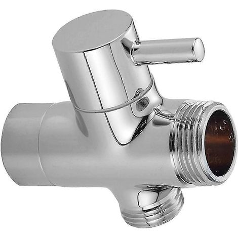 Accessoires pour robinets inverseurs de pommeau de douche, faciles à installer pour salle de bain et toilettes-2cm 2cm 2cm-Silver (1/5)