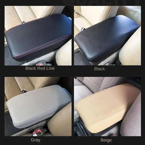 Housse d'accoudoir central en PU compatible avec Škoda (2007-2014) (1/2)