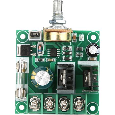 Carte de contrôle de vitesse pour moteur CC à modulation de largeur d'impulsion (PWM) 9V-50V 10A (1/5)