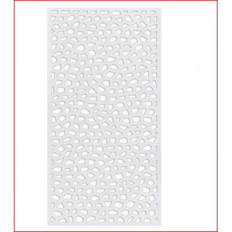 Panel decorativo mosaïc 1x2 m blanco nortene