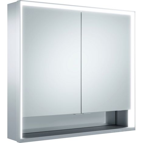 KEUCO Royal Lumos armario con espejo 2 puertas, puerta corta,