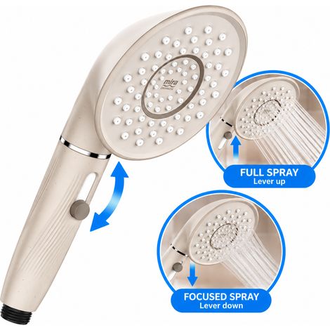 Mira Showers Dramatik Showerhead Multi Mode Shower Head - Cotswold Stone Handset (1/5)