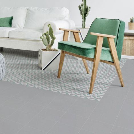 Carrelage effet carreau ciment MALLORCA Marina 25x25cm 25x25cm BleuSatiné- Boîte de 1.13 m2 (1/2)