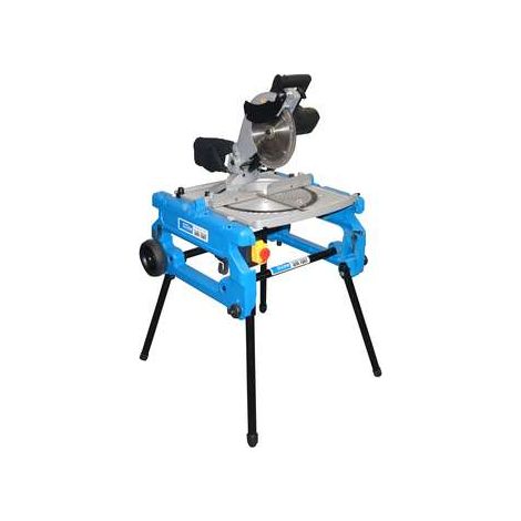 Güde – Scie sur table à coupe d'onglet réversible 1800 W – Hauteur de coupe 70 mm – Vitesse 4200 min-1 – Ø lame 254 mm – Pour bois dur et plastique