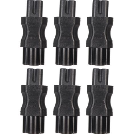 6 adaptateurs C6 vers C7 IEC320 C6 vers IEC320 C7 pour bloc PDU, onduleur, alimentation châssis, prise ordinateur (1/5)