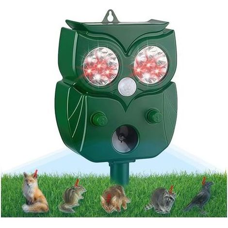 Repellente per gatti a ultrasuoni, adatto per uso esterno repellente a energia solare per cani, gatti, conigli e volpi. (1/5)