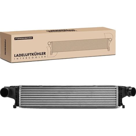 Refroidisseur d'air de charge, Longueur 665 mm, Largeur 142 mm, Profondeur 80 mm, Fonctionnalité de refroidisseur de turbo, Compatible avec Mercedes-Benz (1/5)