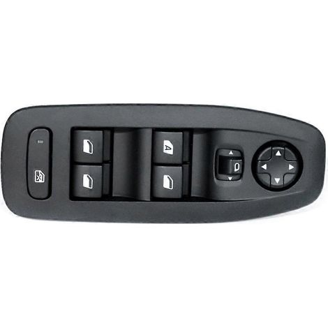 Interrupteur de lève-vitre avant gauche de haute qualité pour Peugeot Citroën 2008 (référence 98007436ZD). (1/5)