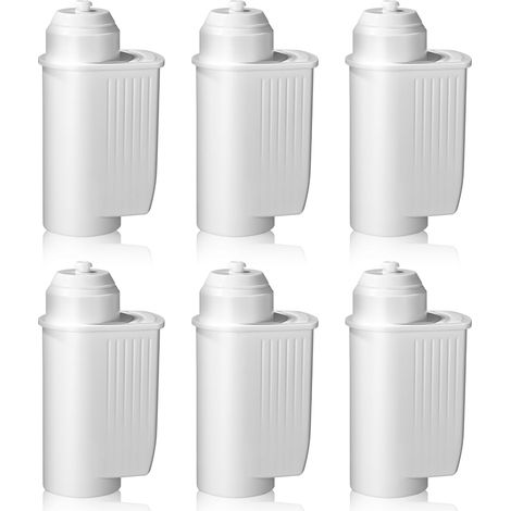 Lot de 6 filtres à eau pour machine à café série EQ6 EQ9 EQ700, remplacement du filtre à eau TZ70033, TCZ7003, réglage de la dureté de l'eau (1/5)