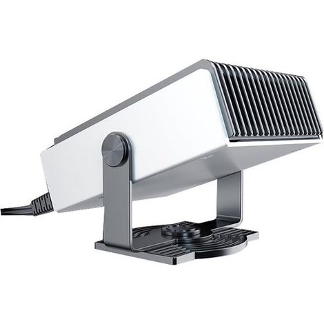 Calefactor con ventilador para coche de 12 V y 150 W,2 en 1: descongelación y refrigeración,base giratoria de 360°