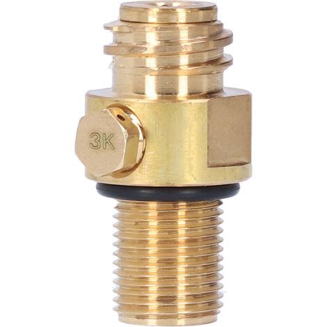 Adaptateur de remplissage de cartouche de CO2 à filetage M18x1,5, accessoire de conversion de valve à broche pour machine à soda (1/5)