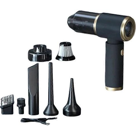 Aspirateur de voiture 5500 Pa, mini-aspirateur portable sans fil, puissant appareil de nettoyage. (1/5)