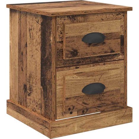 Maison Exclusive - Nachttisch Altholz 39 x 39 x 47,5 cm Holzwerks