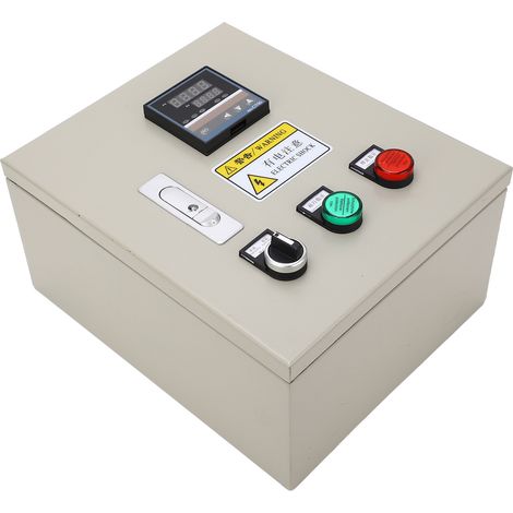 Régulateur de température intelligent avec thermostat numérique PID à thermocouple, boîtier 380 V CA triphasé 7,5 kW (1/5)