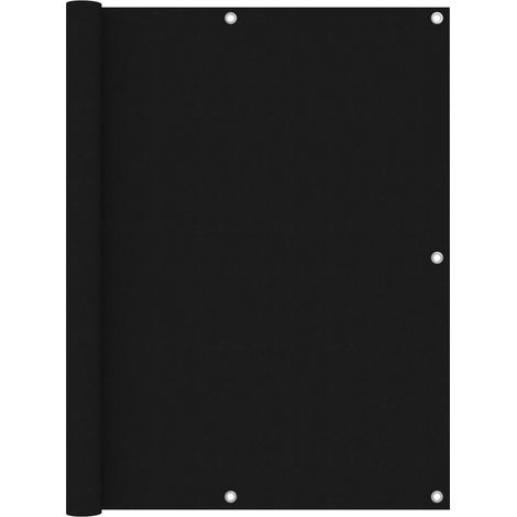 Balcony Screen Black 120x300 cm Oxford Fabric vidaXL