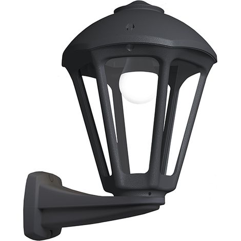 Wandleuchte sandro 1xe27 ip55 l.24xb.28xh.36,5cm schwarzes Harz