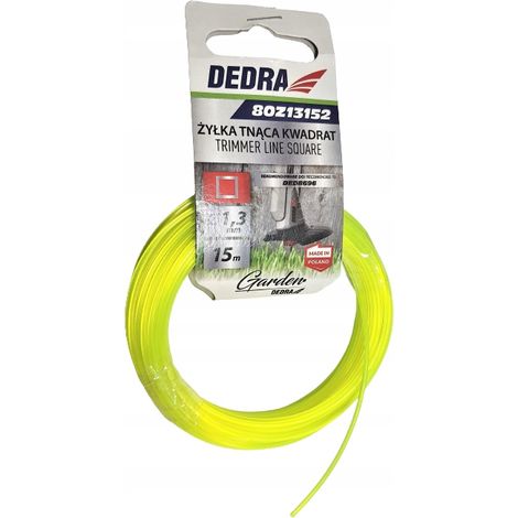 Coupe-bordure Dedra 80Z13152 ligne carrée 1.3mm 15m (1/3)