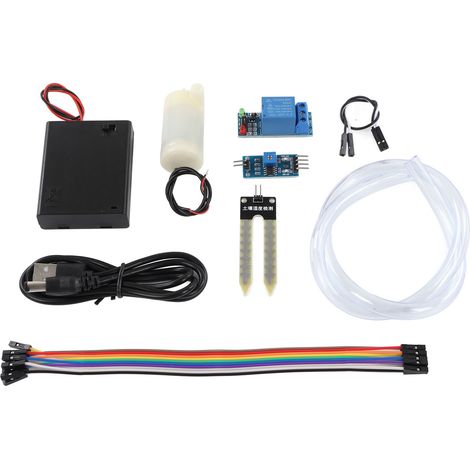 Kit de câblage pour pompe d'arrosage automatique de fleurs, module relais d'irrigation, module capteur d'humidité du sol (1/5)