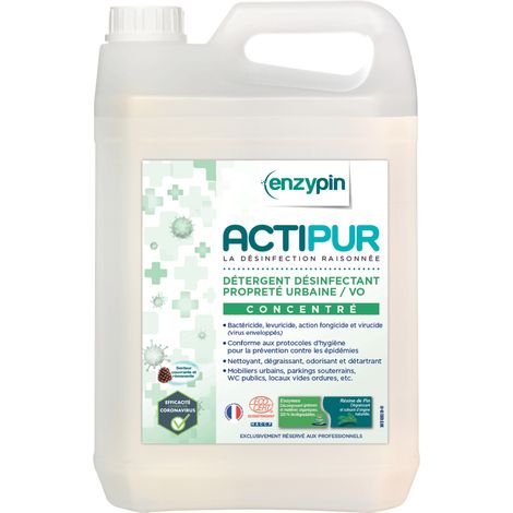 Actipur propretÉ urbaine / vo bidon 5l - LE VRAI PROFESSIONNEL - Surodorant & nettoyant VO