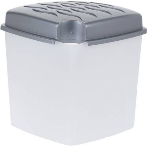 Luftentfeuchter + Nachfüllpack 350 g, weiß mit grauem Deckel (1/2)