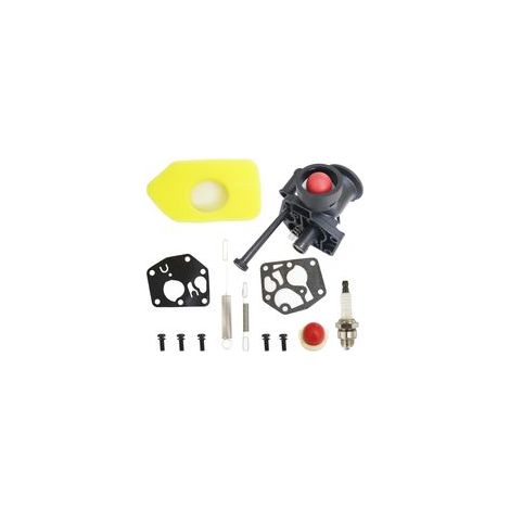 Kit de carburador para Briggs & Stratton 499809 498809A 494406 Tondeuse à gazon filtre à air 698369 Resorte de regulador 691859 692211 Membrana 795083 495770