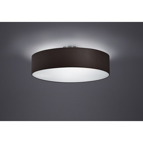 Plafoniera Hotel 3xE27 Paralume Nero Ø50 cm Trio Lighting (1/2)