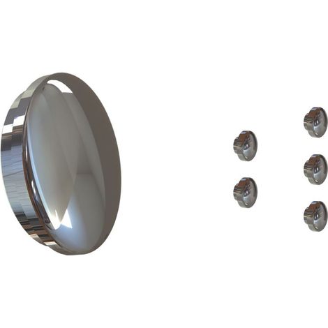 Lot Embouts de finition pour Garde Corps avec 5 lisses - Finition ALU (1/3)