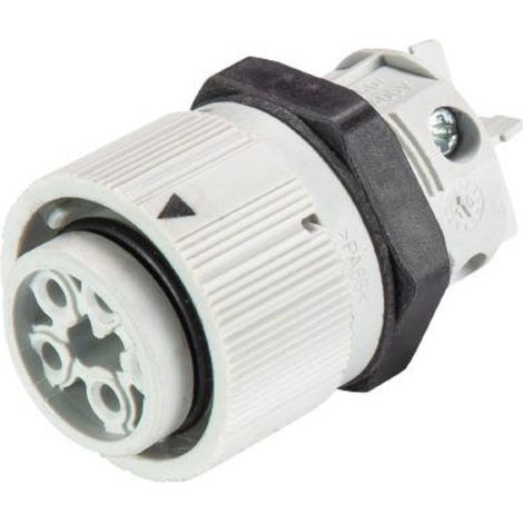 Wieland Electric 46.051.5054.0 Rundstecker Buchse, Einbau Gesamtpolzahl: 3 + PE Serie (Rundsteckverb