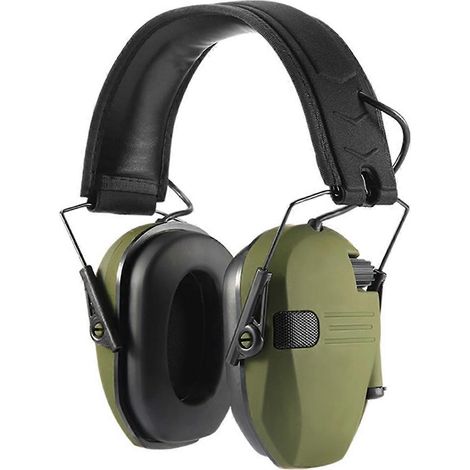 Casque antibruit électronique vert (1/5)