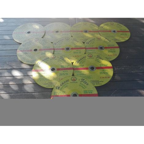 disco para amoladora grande corte piedra y plasticos 230 mm hansse flex