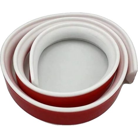 Moulure de décoration murale, PVC auto-adhésif, design classique, BLANC-b, 2.3cmx1m (1/2)